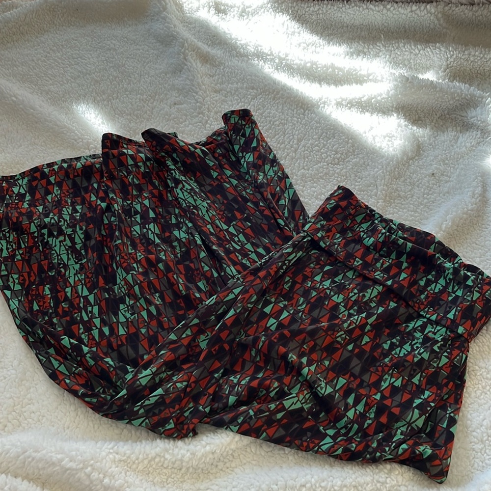 LuLaRoe patterned geometric maxi skirt XXS